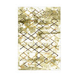 Dekoreko Kaymaz Taban Djt Mutfak Halısı Yıldız Deri Modern M5026