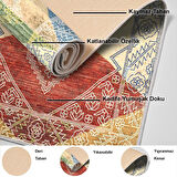 Dekoreko Kaymaz Taban Djt Salon Halısı Yıldız Deri İskandinav S5047