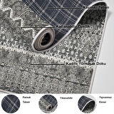 Dekoreko Kaymaz Taban Djt Salon Halısı Star Pamuk İskandinav 1700