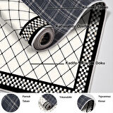 Dekoreko Kaymaz Taban Djt Mutfak Halısı Star Pamuk Modern 603M