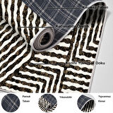 Dekoreko Kaymaz Taban Djt Mutfak Halısı Star Pamuk Modern 713