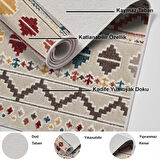 Dekoreko Kaymaz Taban Djt Mutfak Halısı Trend İskandinav F5001