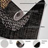 Dekoreko Kaymaz Taban Djt Salon Halısı Trend Modern E4052