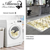 Dekoreko Kaymaz Taban Djt Mutfak Halısı Star Pamuk Saçaklı Modern M5026