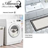 Dekoreko Kaymaz Taban Djt Banyo Halısı Trend Modern 603M