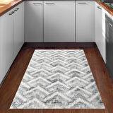 Dekoreko Kaymaz Taban Djt Mutfak Halısı Star Pamuk İskandinav F5124