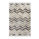 Dekoreko Kaymaz Taban Djt Salon Halısı Star Pamuk Saçaklı Modern 1675