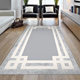 Dekoreko Kaymaz Taban Djt Salon Halısı Yıldız Deri Modern 657M