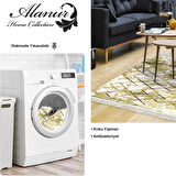 Dekoreko Kaymaz Taban Djt Salon Halısı Star Pamuk Saçaklı Modern M5026