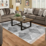 Dekoreko Kaymaz Taban Djt Salon Halısı Trend Saçaklı İskandinav F5131