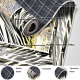 Dekoreko Kaymaz Taban Djt Salon Halısı Star Pamuk Modern 728