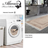 Dekoreko Kaymaz Taban Djt Mutfak Halısı Yıldız Deri Saçaklı Modern F5036