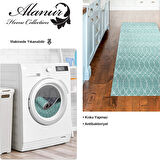 Dekoreko Kaymaz Taban Djt Mutfak Halısı Star Pamuk İskandinav F5084