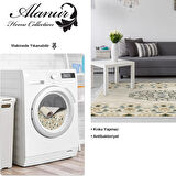 Dekoreko Kaymaz Taban Djt Salon Halısı Trend Saçaklı Modern 1491