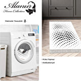 Dekoreko Kaymaz Taban Djt Mutfak Halısı Star Pamuk Saçaklı Modern 723