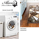 Dekoreko Kaymaz Taban Djt Mutfak Halısı Star Pamuk Modern 1716