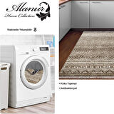 Dekoreko Kaymaz Taban Djt Mutfak Halısı Star Pamuk Saçaklı İskandinav F5087