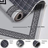 Dekoreko Kaymaz Taban Djt Salon Halısı Star Pamuk Modern 656M