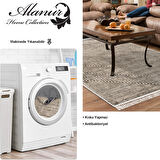 Dekoreko Kaymaz Taban Djt Salon Halısı Star Pamuk Saçaklı Modern Mu134