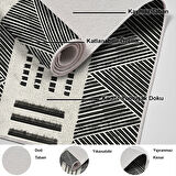 Dekoreko Kaymaz Taban Djt Mutfak Halısı Trend İskandinav M1282