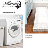 Dekoreko Kaymaz Taban Djt Mutfak Halısı Star Pamuk Saçaklı Modern M5076