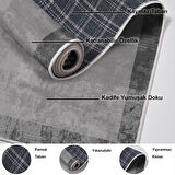 Dekoreko Kaymaz Taban Djt Mutfak Halısı Star Pamuk Modern 1921