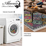 Dekoreko Kaymaz Taban Djt Salon Halısı Star Pamuk Saçaklı İskandinav F5008