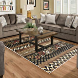 Dekoreko Kaymaz Taban Djt Salon Halısı Star Pamuk Modern Mu127