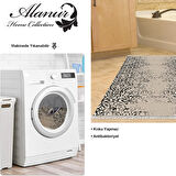 Dekoreko Kaymaz Taban Djt Banyo Halısı Star Pamuk Saçaklı İskandinav Mu123