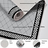 Dekoreko Kaymaz Taban Djt Banyo Halısı Trend Modern 603M