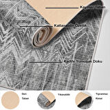 Dekoreko Kaymaz Taban Djt Salon Halısı Yıldız Deri İskandinav F5083