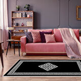 Dekoreko Kaymaz Taban Djt Salon Halısı Yıldız Deri Modern 656M