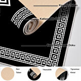 Dekoreko Kaymaz Taban Djt Salon Halısı Yıldız Deri Modern 656M