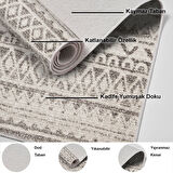 Dekoreko Kaymaz Taban Djt Salon Halısı Trend İskandinav F5078