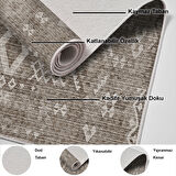 Dekoreko Kaymaz Taban Djt Salon Halısı Trend İskandinav F5137