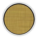 Alanur Home Kaymaz Taban Djt Banyo Mutfak Salon Halı Yıldız Deri Saçaklı Yuvarlak Dokuma Desen E5007