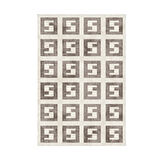 Dekoreko Kaymaz Taban Djt Salon Halısı Yıldız Deri Modern 606M