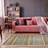 Dekoreko Kaymaz Taban Djt Salon Halısı Star Pamuk Saçaklı İskandinav 1700