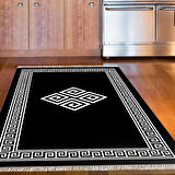 Dekoreko Kaymaz Taban Djt Mutfak Halısı Star Pamuk Saçaklı Modern 656M