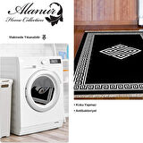 Dekoreko Kaymaz Taban Djt Mutfak Halısı Star Pamuk Saçaklı Modern 656M