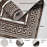 Dekoreko Kaymaz Taban Djt Banyo Halısı Trend Modern 651M