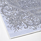 Dekoreko Kaymaz Taban Djt Mutfak Halısı Yıldız Deri Modern 1488