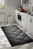 Kaymaz Dijital Mutfak & Salon Halı Trend Geometrik E5013