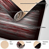 Dekoreko Kaymaz Taban Djt Salon Halısı Yıldız Deri Modern 1693