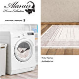 Dekoreko Kaymaz Taban Djt Salon Halısı Trend Saçaklı Modern M5076