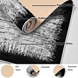 Dekoreko Kaymaz Taban Djt Salon Halısı Yıldız Deri Modern 1342