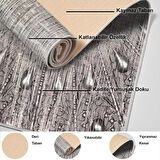 Dekoreko Kaymaz Taban Djt Mutfak Halısı Yıldız Deri Modern 743