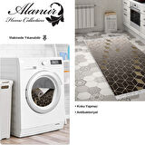 Dekoreko Kaymaz Taban Djt Mutfak Halısı Trend Saçaklı Modern 719