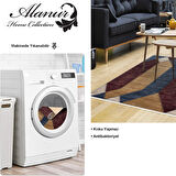 Dekoreko Kaymaz Taban Djt Salon Halısı Yıldız Deri Modern S6506