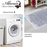 Dekoreko Kaymaz Taban Djt Mutfak Halısı Star Pamuk Saçaklı Modern 1488